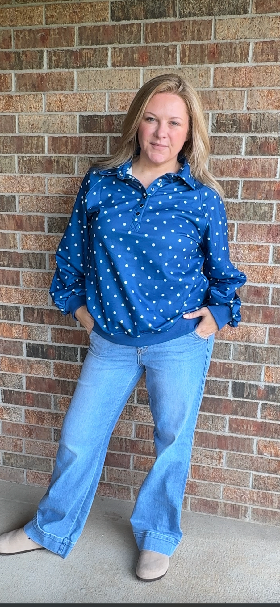 Camille - Polka Dot Pullover