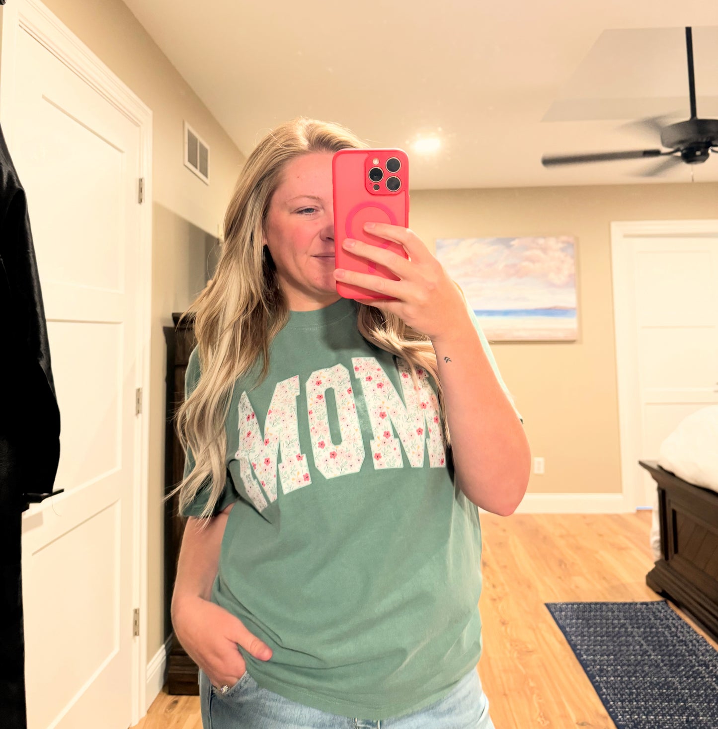 Floral Mom Graphic - Comfort Colors