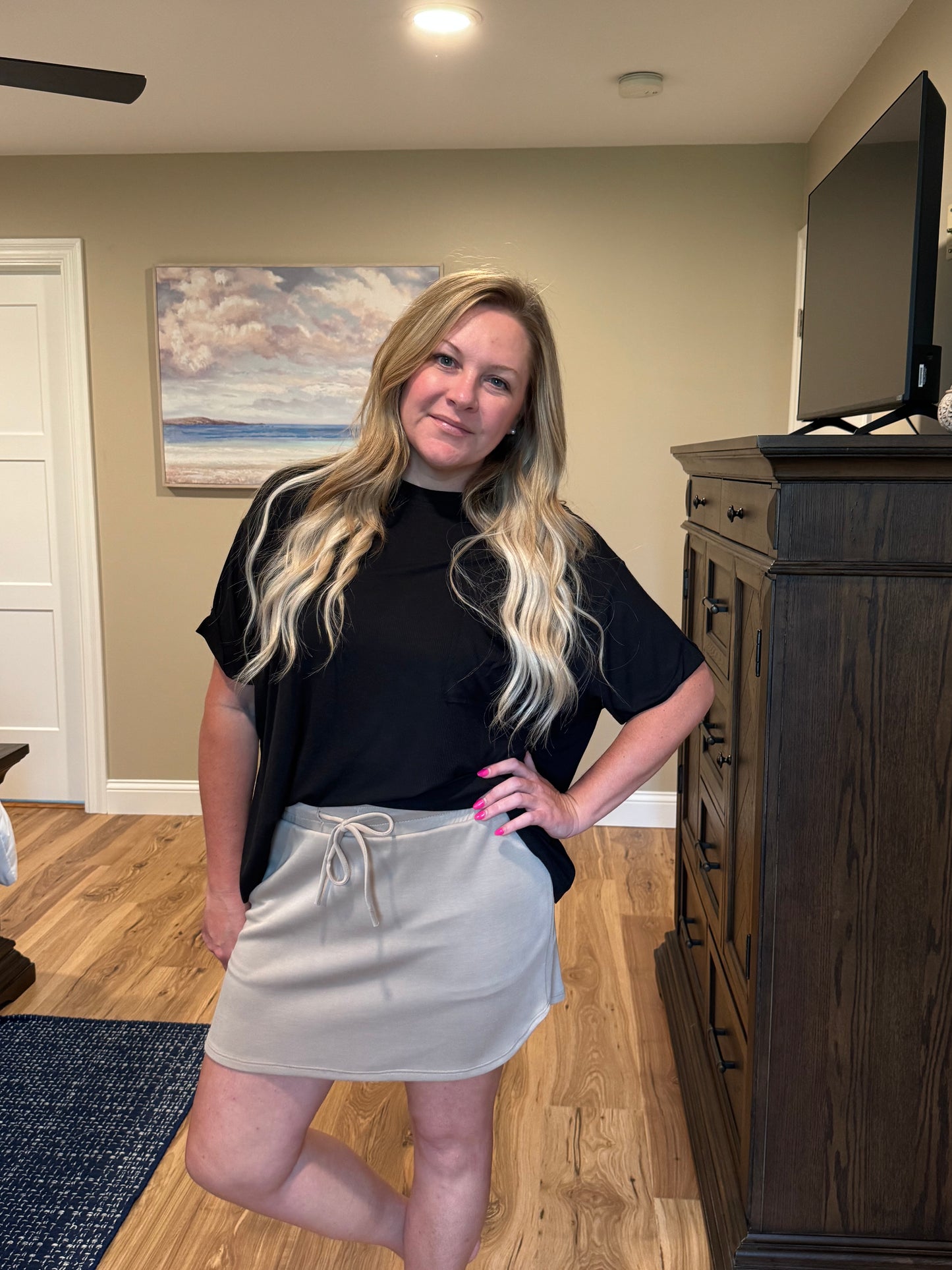 Naomi - Scuba Skort - Coco
