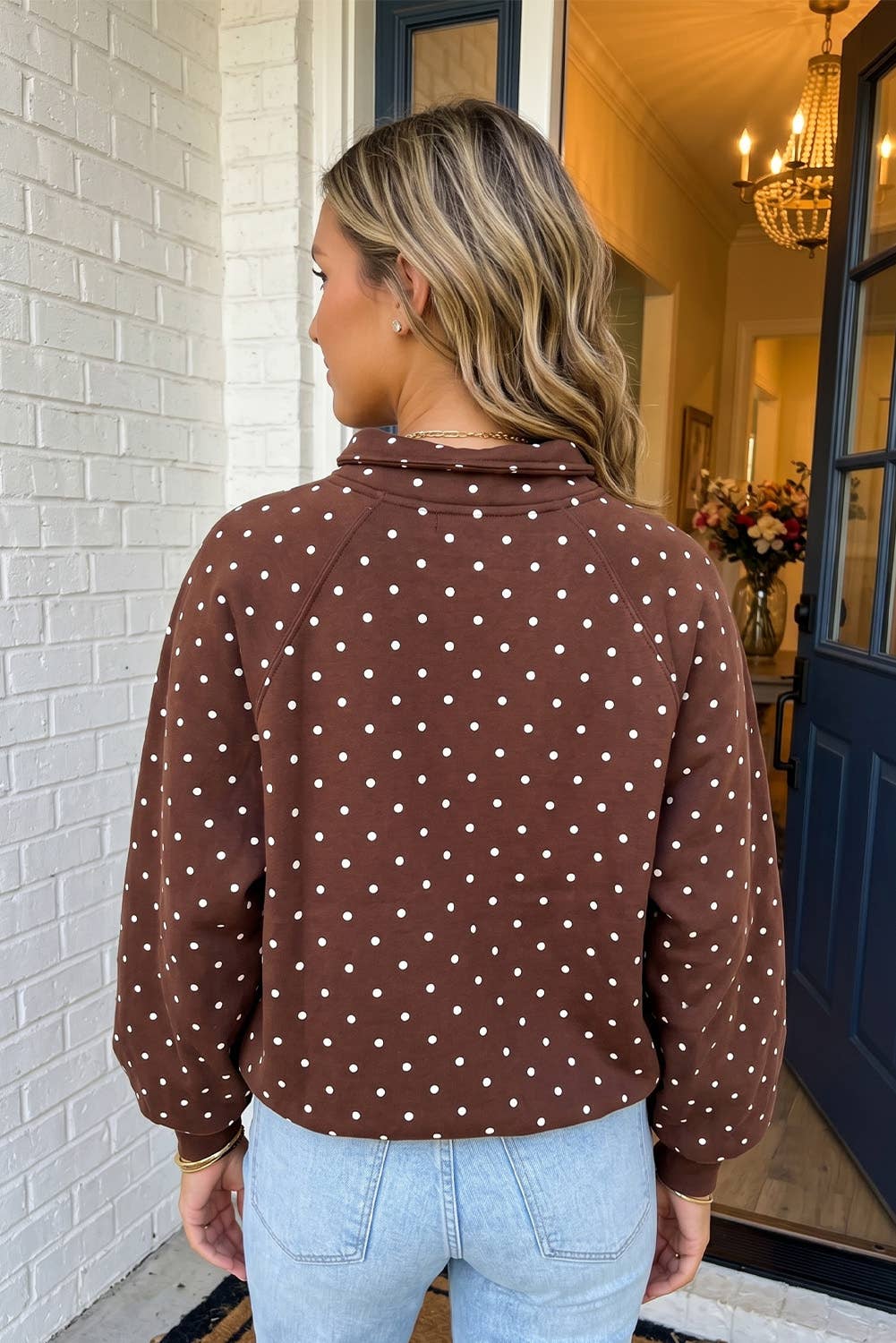 Camille - Polka Dot Pullover