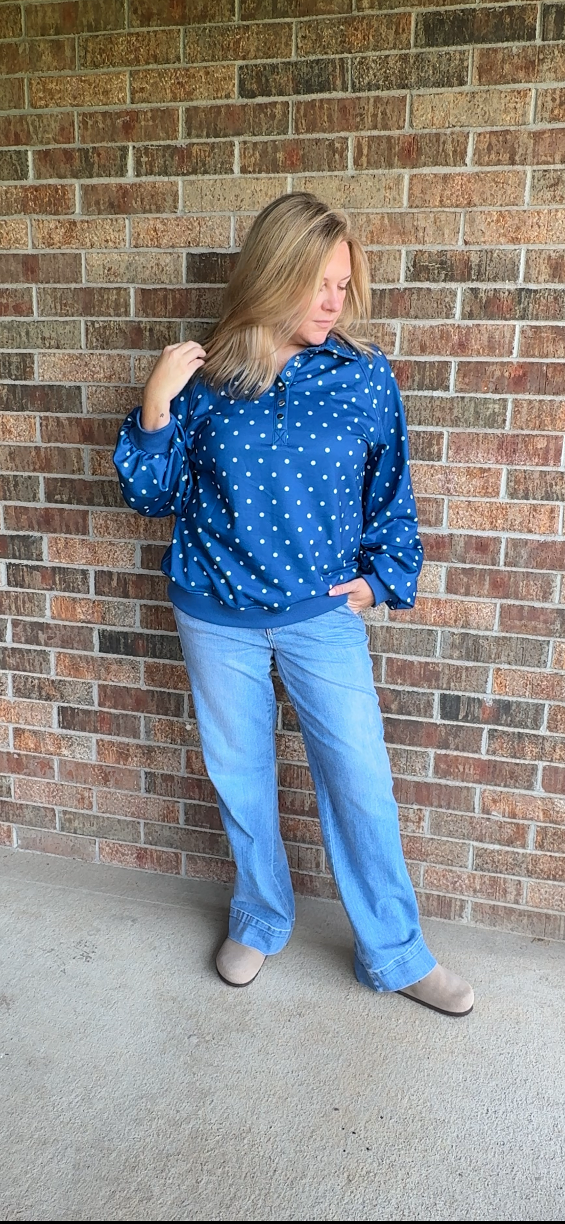 Camille - Polka Dot Pullover