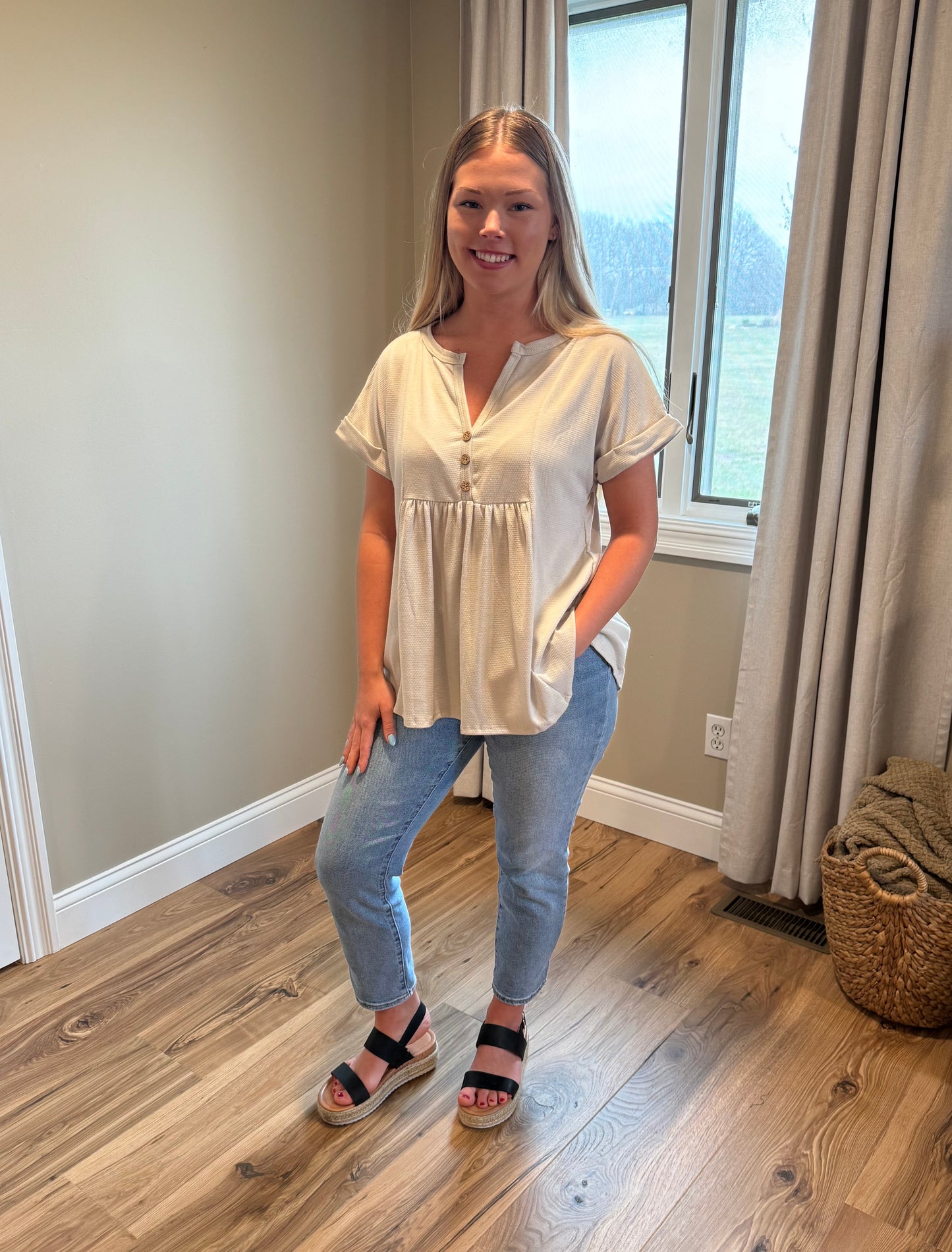 Harper - Loose Fit Trapeze Top