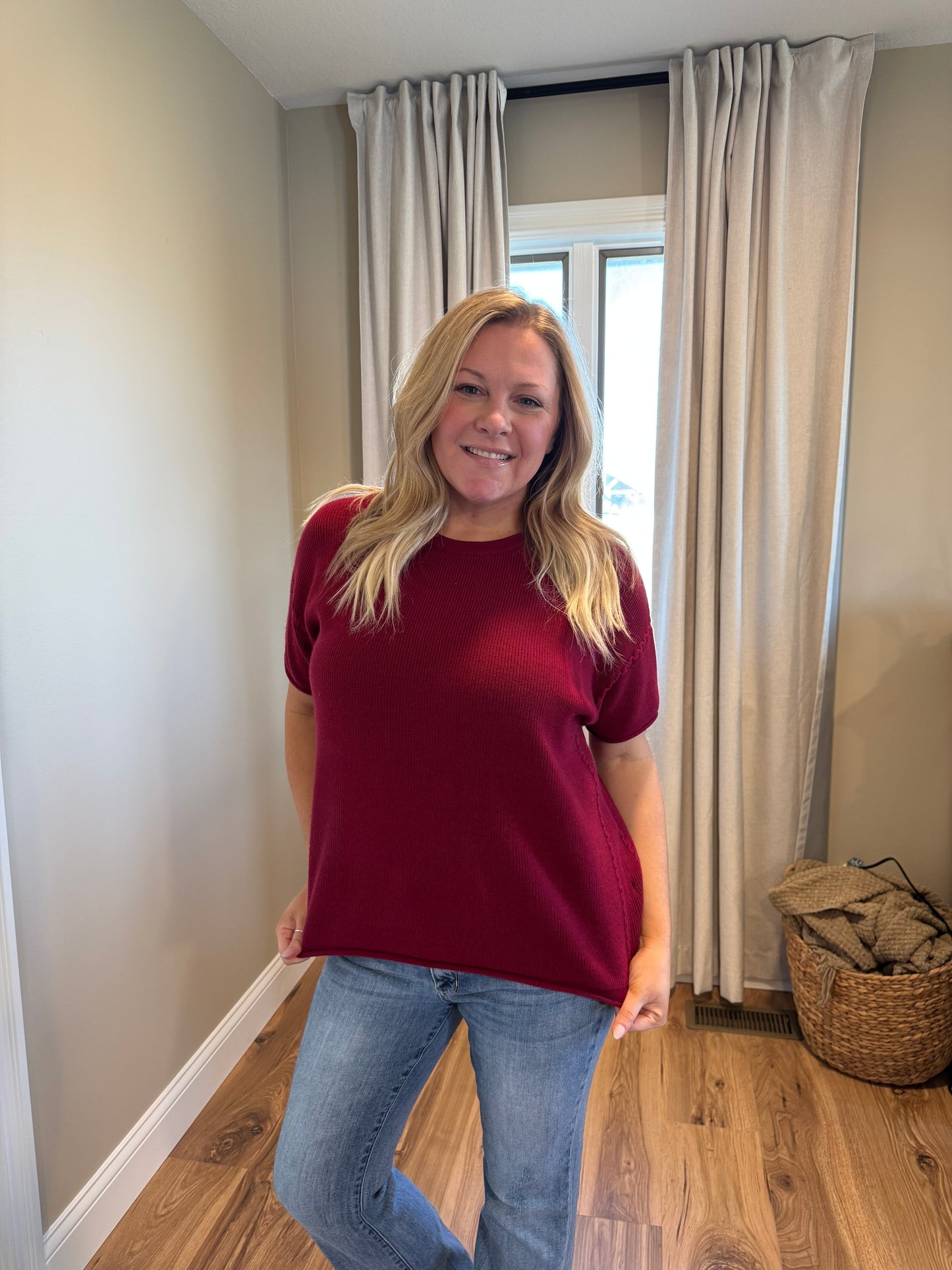 Piper - Short Sleeve Sweater