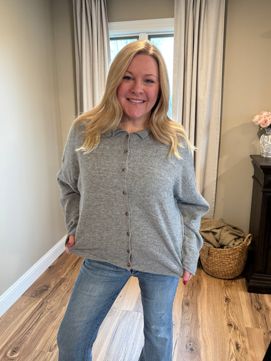 Katie - Button Down Cardigan