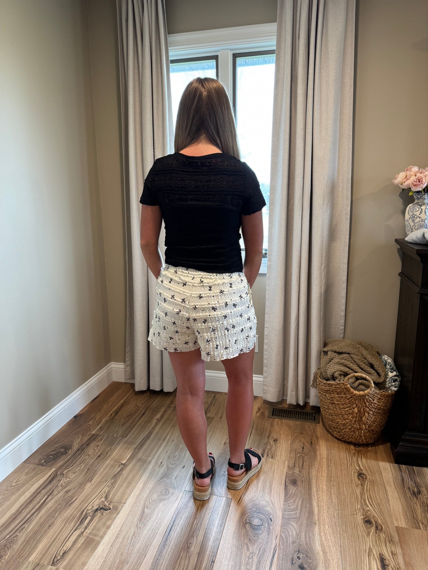 Blanca - Frill Bow Shorts