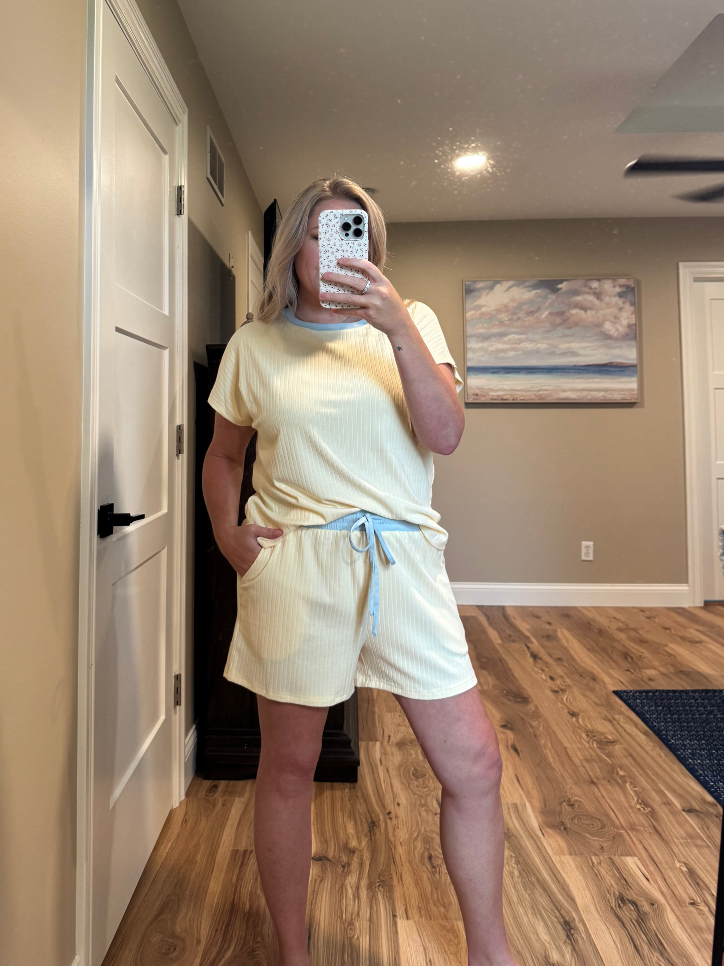 Sunny - Ribbed Color Block Set