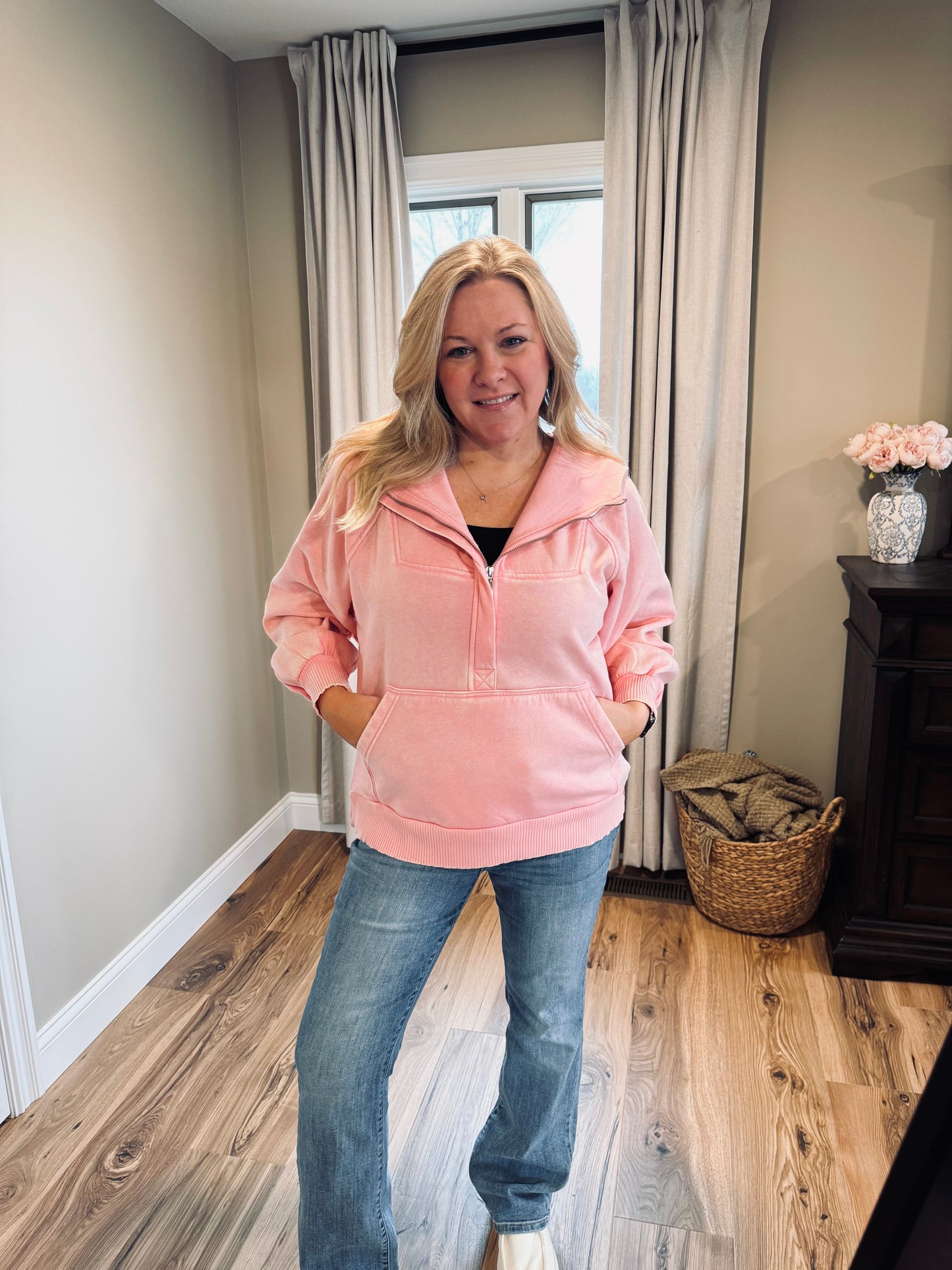 Lucy - Half-zip hoodie