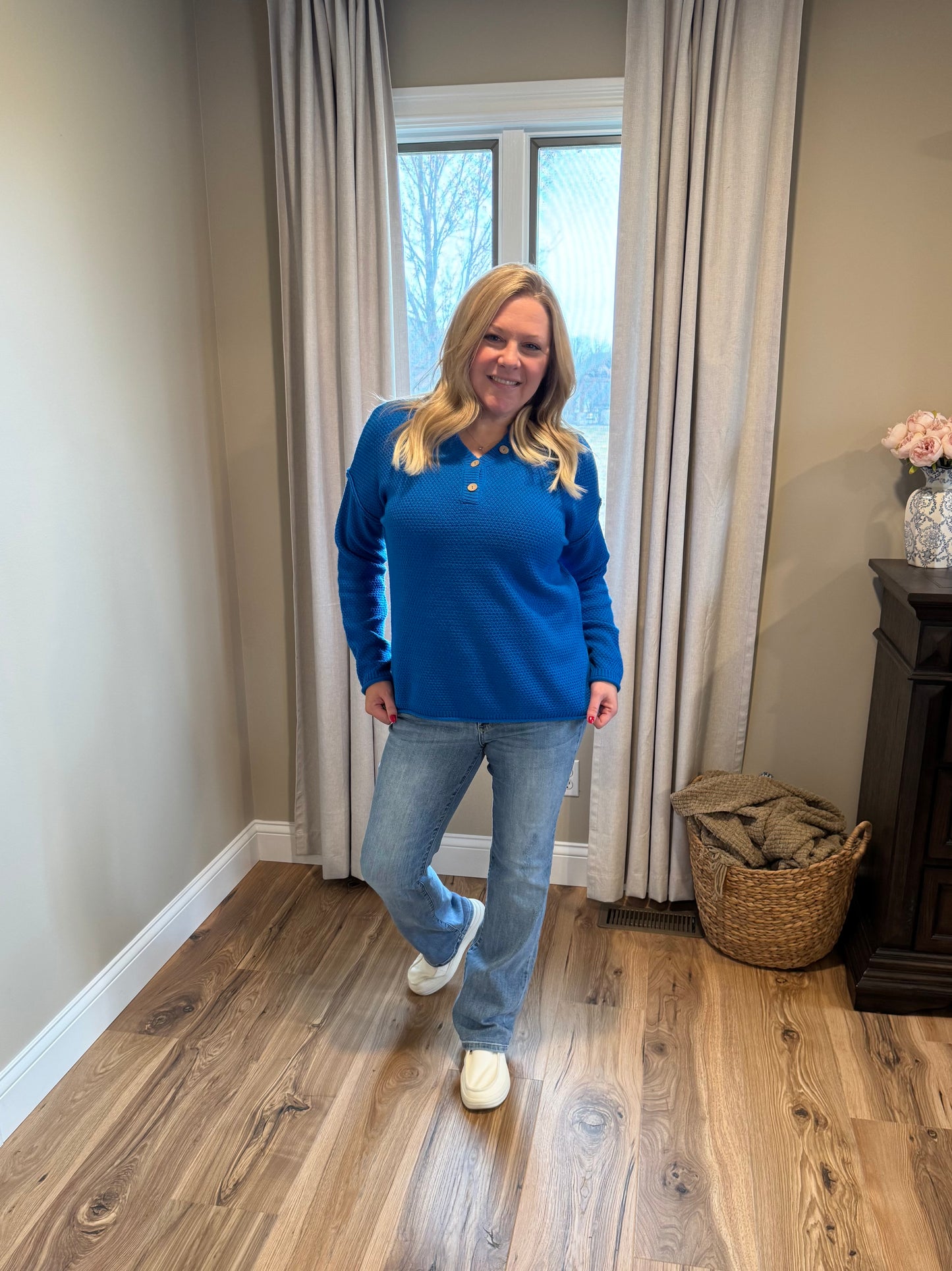 Ocean - Henley Sweater