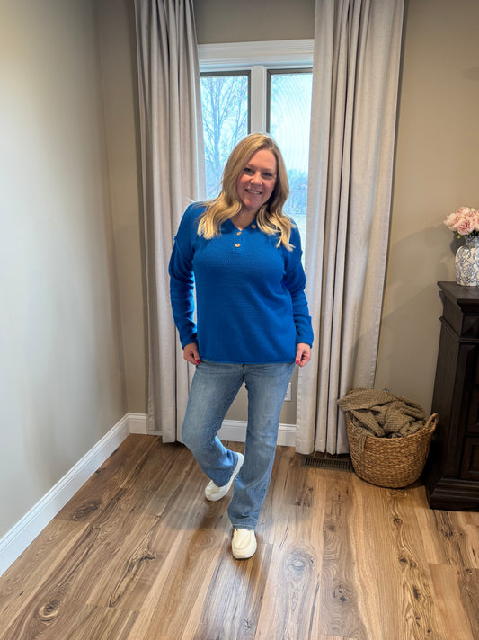 Ocean - Henley Sweater