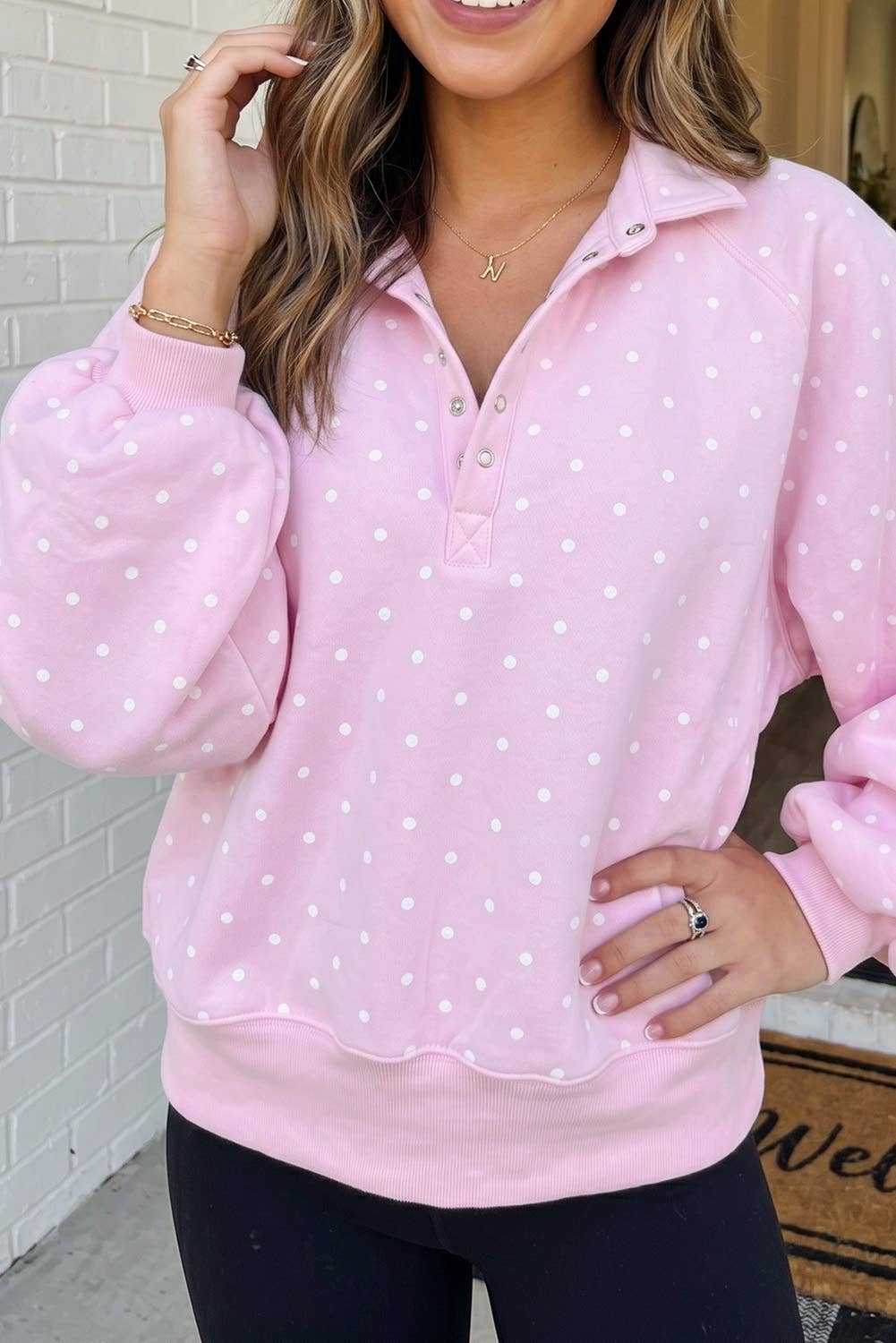Camille - Polka Dot Pullover