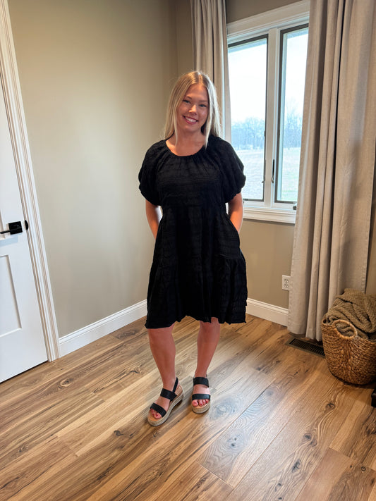 Cora - Textured Loose Fit Dress