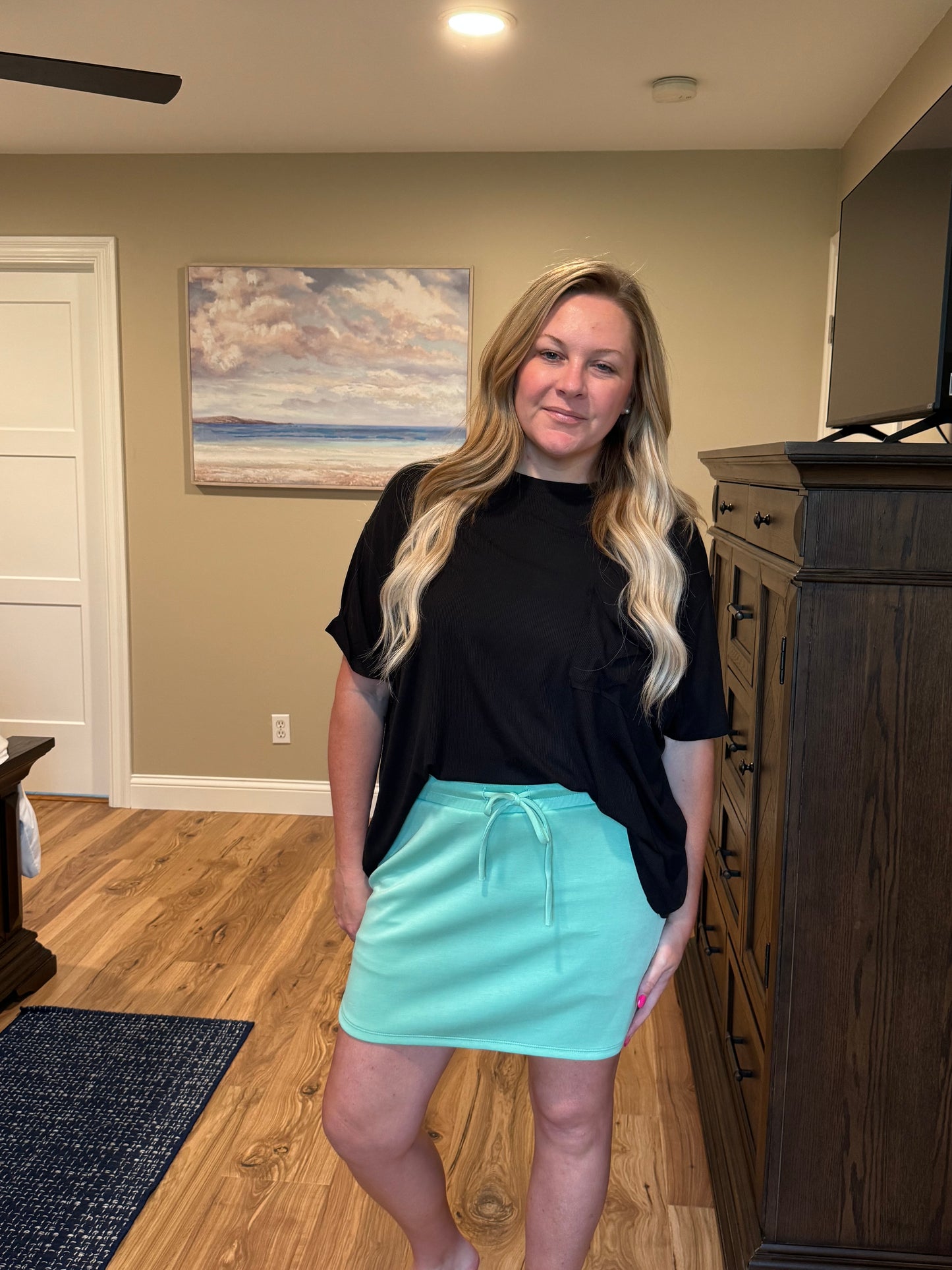 Naomi - Scuba Skort - Mint