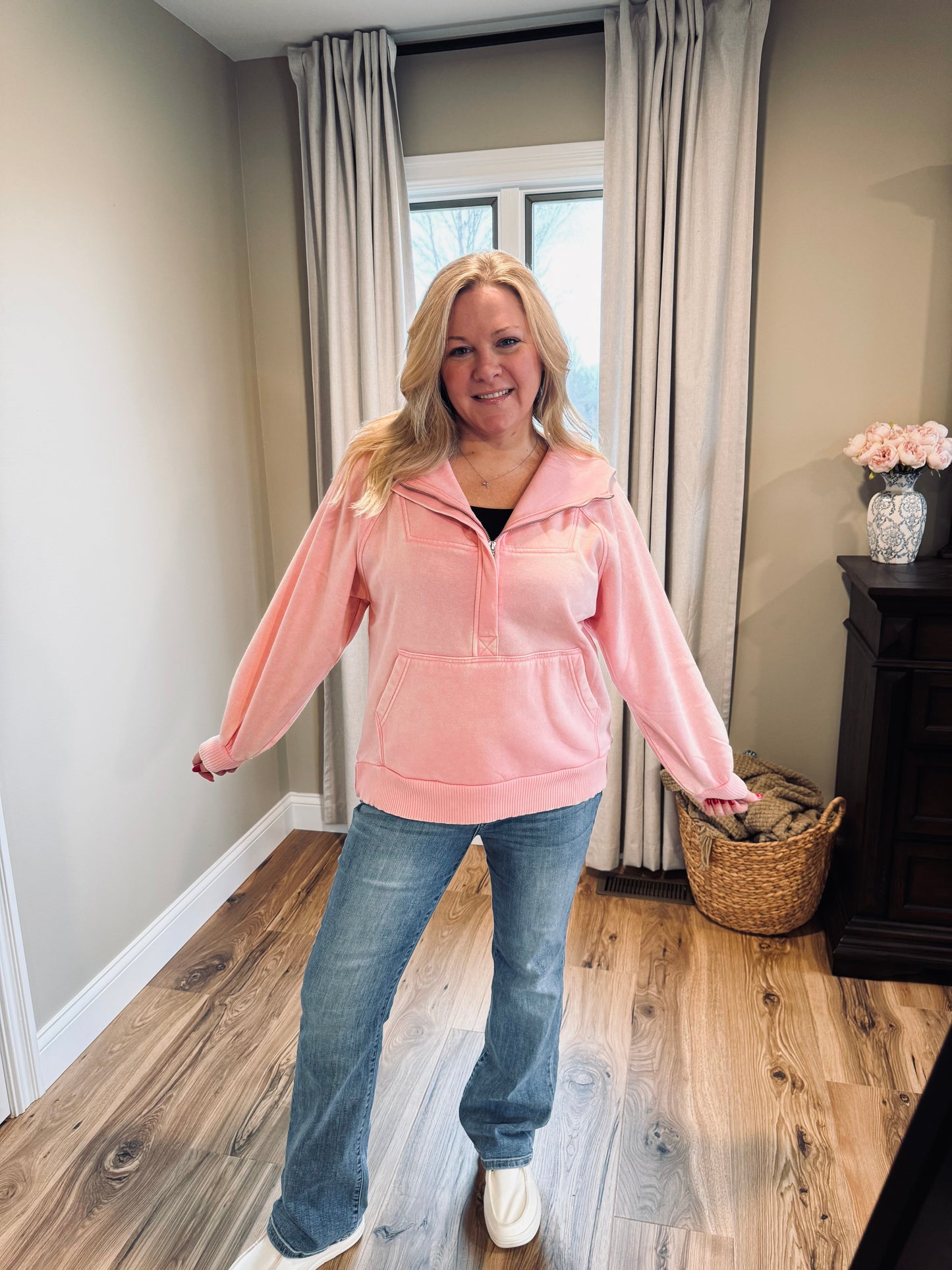 Lucy - Half-zip hoodie