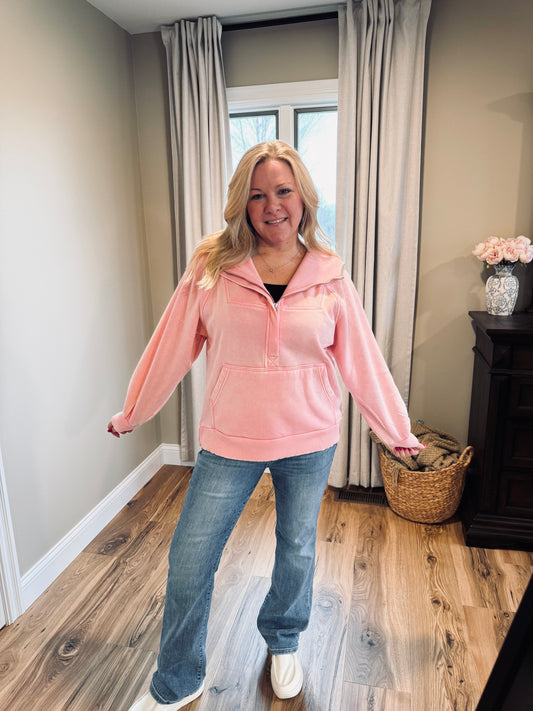 Lucy - Half-zip hoodie