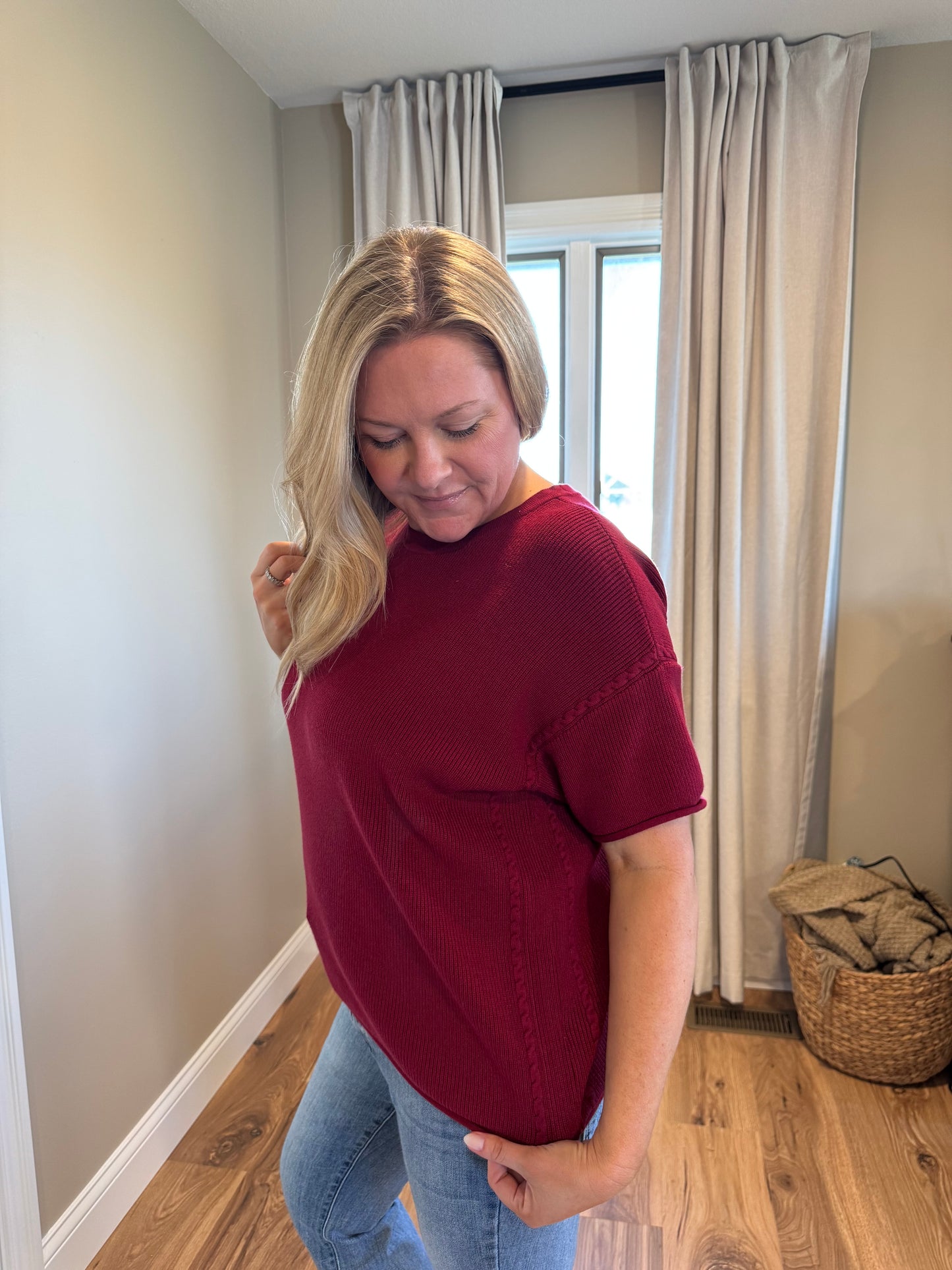 Piper - Short Sleeve Sweater