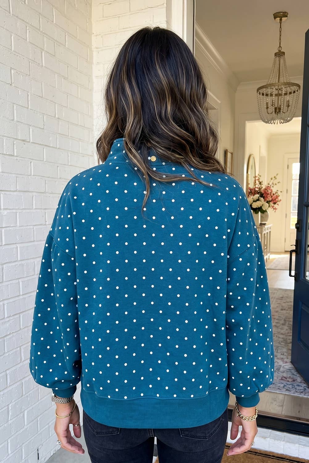 Camille - Polka Dot Pullover