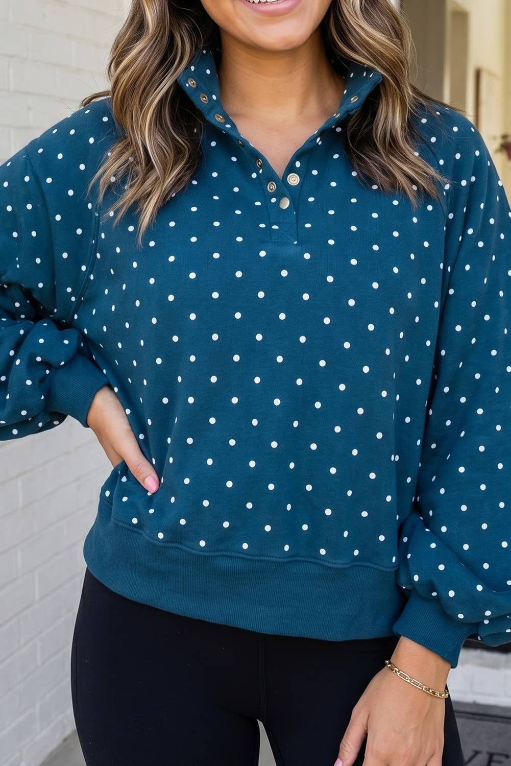Camille - Polka Dot Pullover